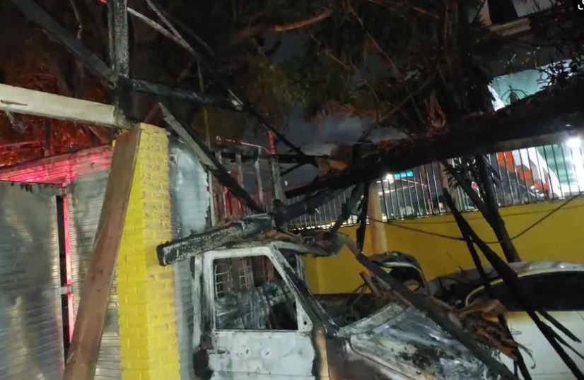 VÍDEO: Oficina incendeia e destrói vários carros em Campo Grande