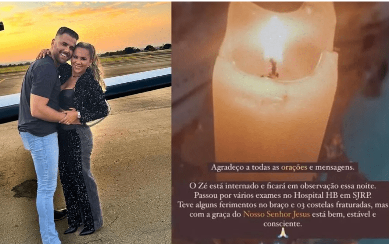 Esposa de Zé Neto fala de acidente pela 1ª vez: 'Livramento'
