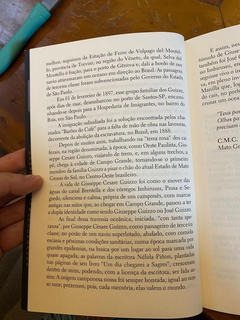 História da família Guizzo em MS vira obra após imersão e retorno às origens