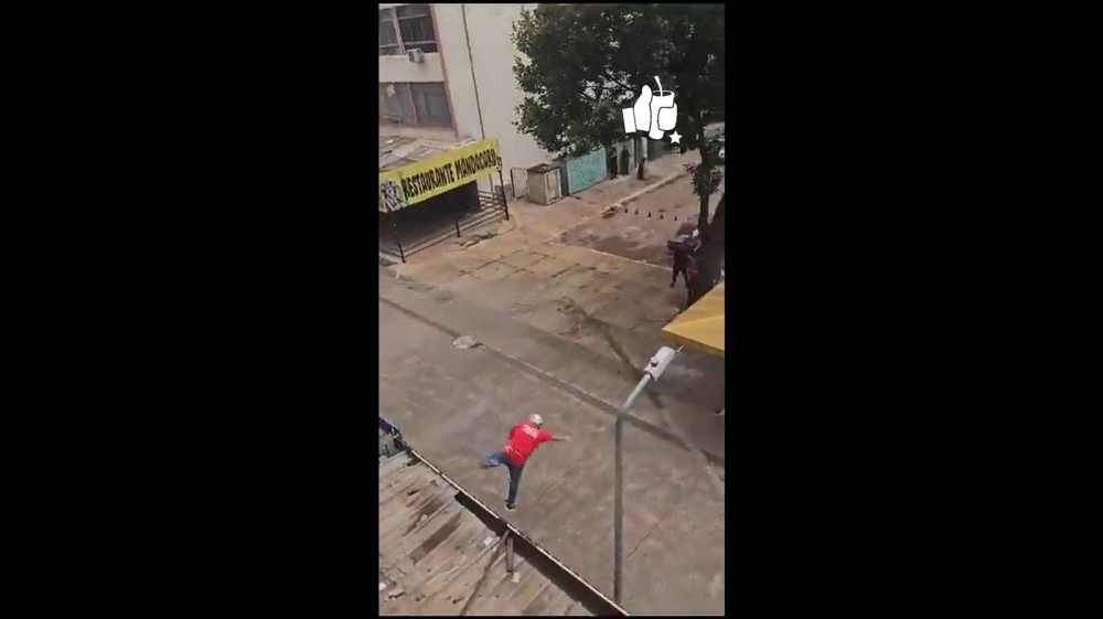 VÍDEO: Cabo se rompe e aluno cai de tirolesa durante curso de brigadista