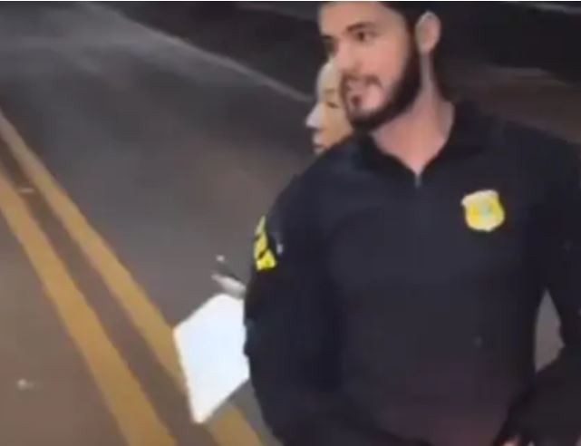VÍDEO: Policial bonitão vira sensação na internet após vídeo de fiscalização na BR-163