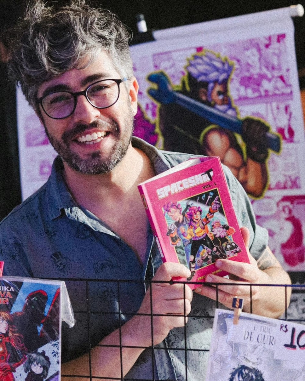 Fred redesenhou o percurso e de futuro médico se tornou o mestre do mangá em MS