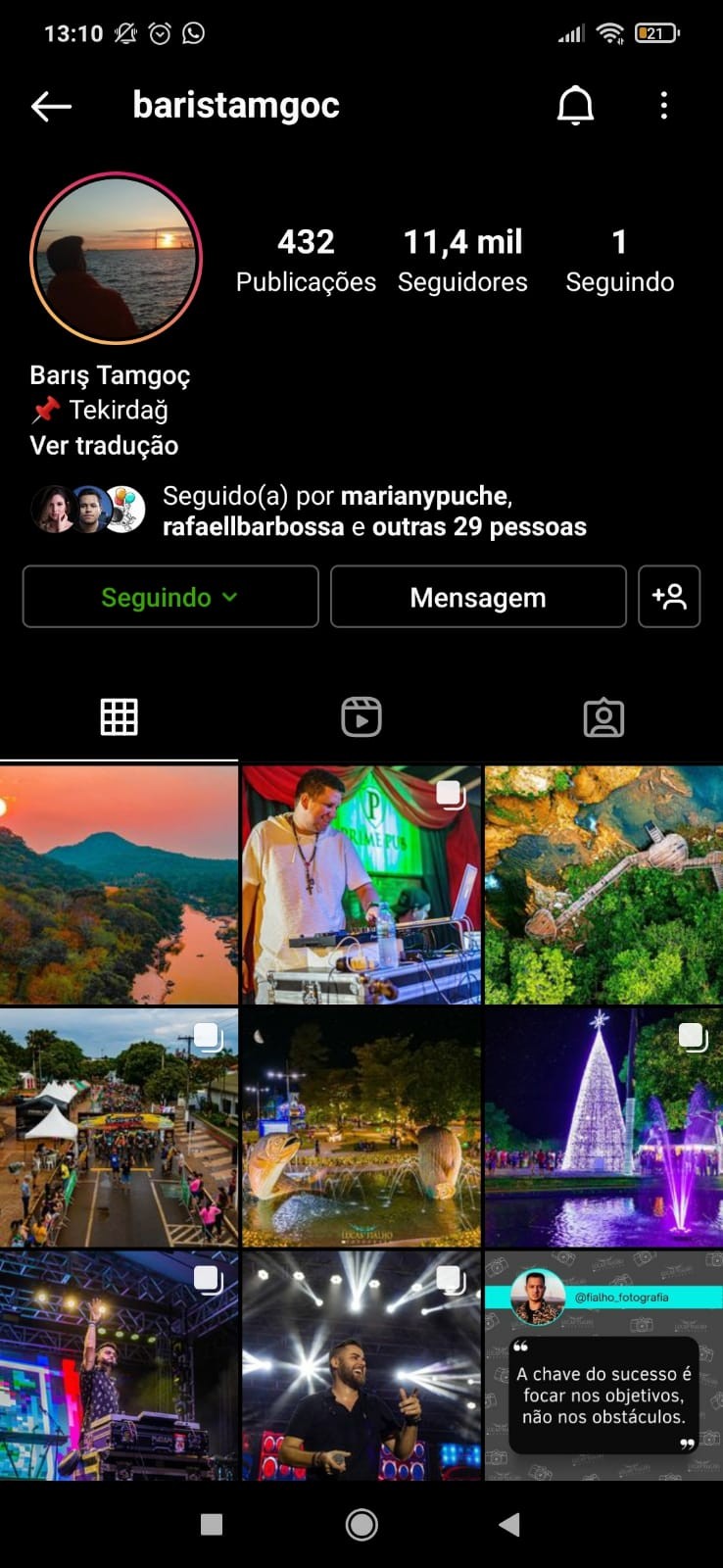 Fotógrafo de MS tem perfil hackeado e perde cinco anos de trabalho: 