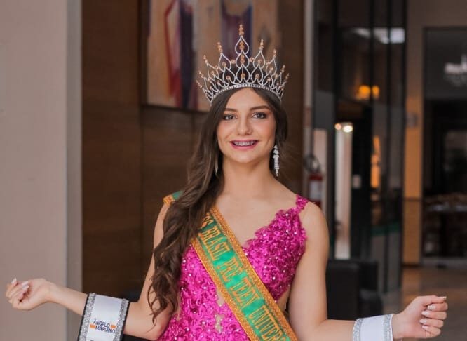 Jovem de Nova Andradina vence concurso de Miss Brasil e se prepara para Internacional