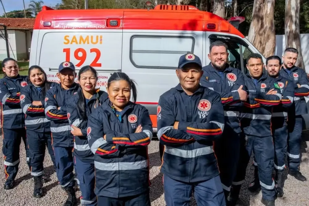 Primeiro Samu indígena do país começa a funcionar em Dourados para atender 25 mil pessoas