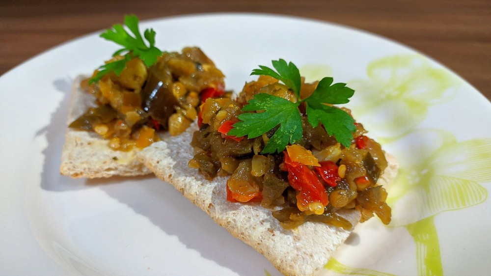 Receita Saudável: antepasto de berinjela