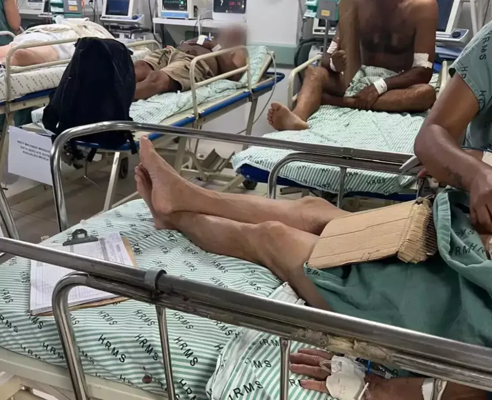 Sem ar-condicionado, pacientes do HRMS “cozinham” no calor de 38°C