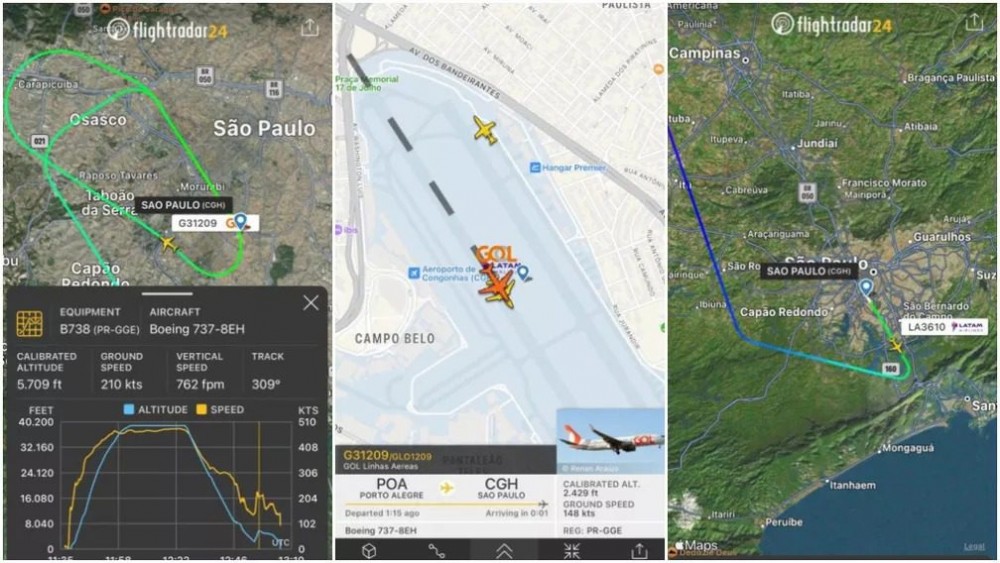 Avião da Gol faz manobra e evita colisão com aeronave da Latam no Aeroporto de Congonhas