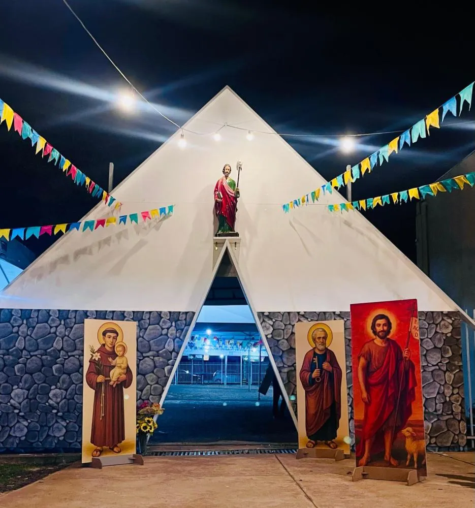 Santuário São Judas Tadeu realiza arraiá com três noites de festa e churrasco beneficente em Campo Grande