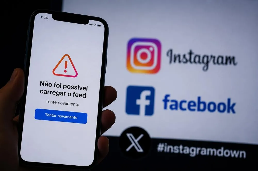 Instagram e Facebook apresentam falhas e usuários relatam problemas de acesso nesta sexta-feira