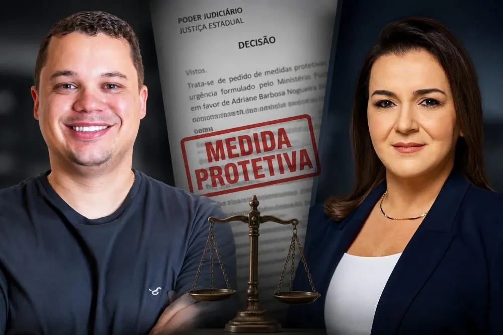Decisão judicial impõe restrições a Bruno Ortiz após medida protetiva concedida à prefeita Adriane Lopes