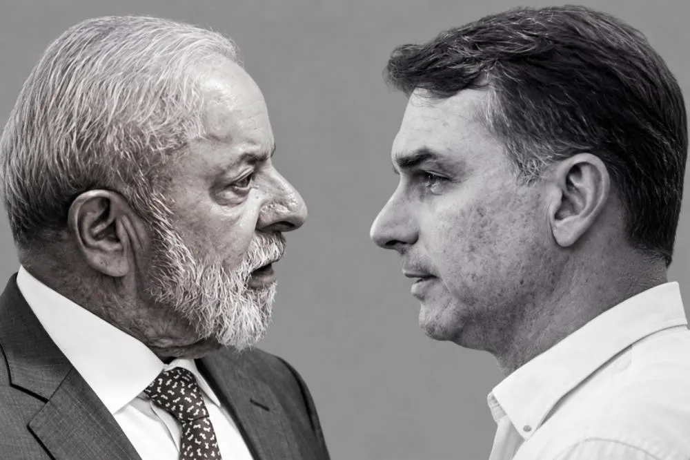 Voto a voto: com 41% apurado, vantagem de Flávio sobre Lula diminui