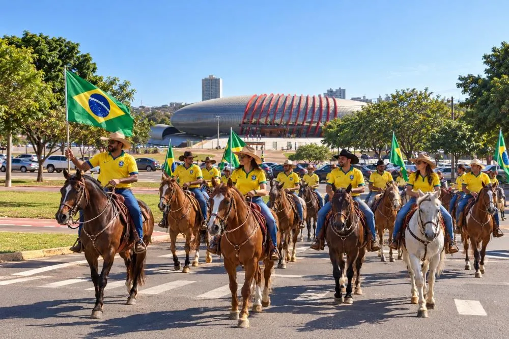 Cavalgada está marcada para sábado (24), nos Altos da Afonso Pena - Imagem ilustrativa gerada por inteligência artificial