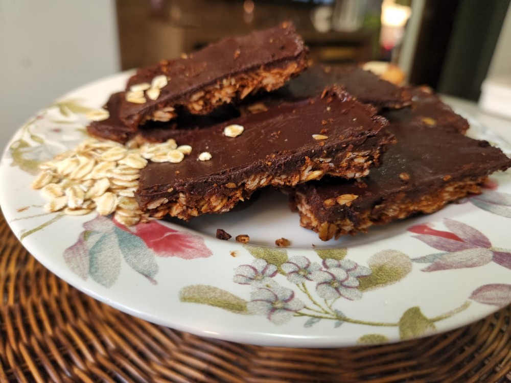 Receita Saudável: Barrinha de granola