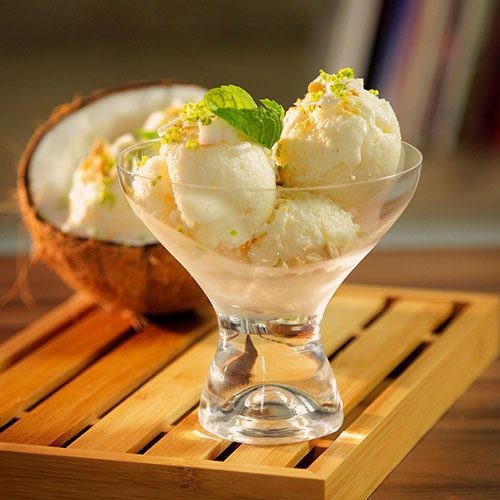 Receita Saudável: sorvete de abacaxi com coco