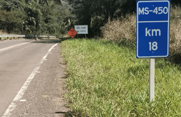 Estrada Parque Piraputanga é interditada parcialmente por 30 dias em MS