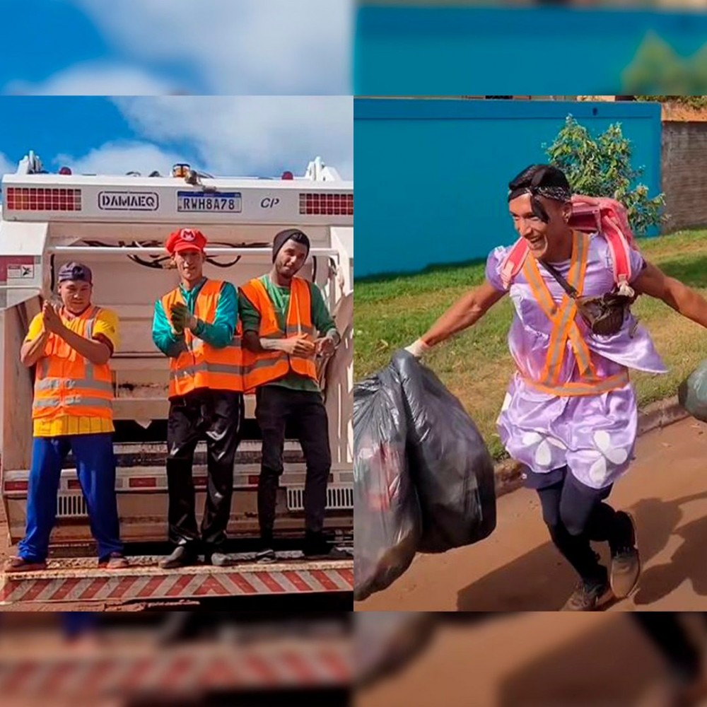 De gari a influenciador: Maicon quebra tabus e viraliza com vídeos divertidos catando lixo no MS